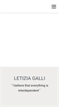Mobile Screenshot of letiziagalli.it